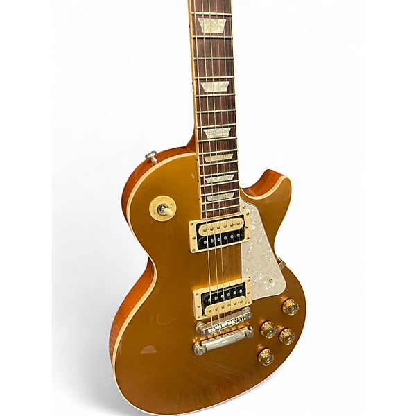 Used Gibson Les Paul Classic Gold Solid Body Electric Guitar