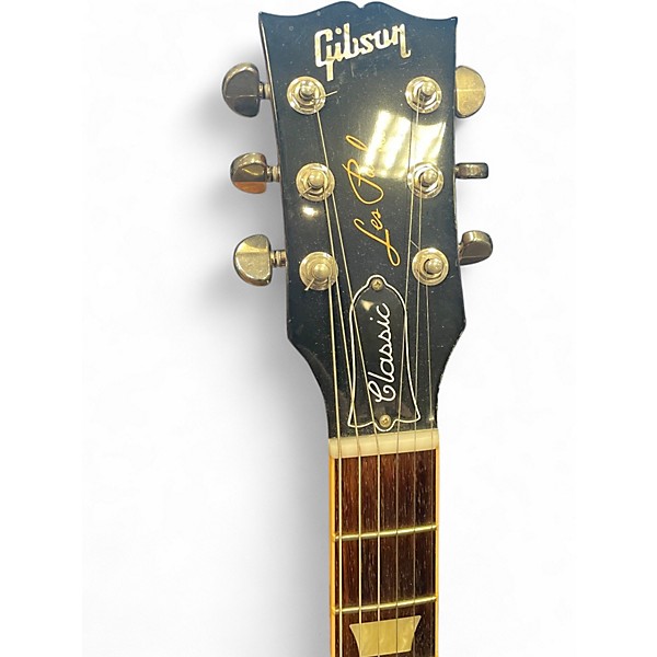 Used Gibson Les Paul Classic Gold Solid Body Electric Guitar