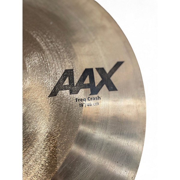 Used SABIAN 19in AAX Frequency Crash Cymbal