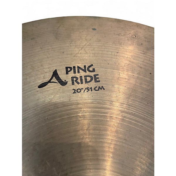 Used Zildjian 20in Ping Ride Cymbal