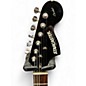 Used Starcaster by Fender Stratocaster Metallic Black Solid Body Electric Guitar
