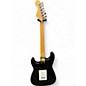Used Starcaster by Fender Stratocaster Metallic Black Solid Body Electric Guitar