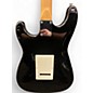 Used Starcaster by Fender Stratocaster Metallic Black Solid Body Electric Guitar