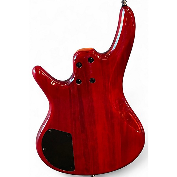 Used Ibanez GSRM20 Mikro Short Scale Trans Red Electric Bass Guitar