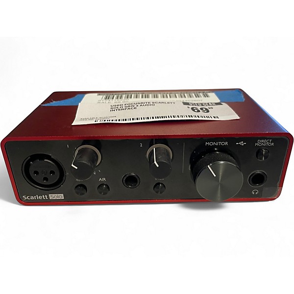Used Focusrite Scarlett Solo Gen 3 Audio Interface