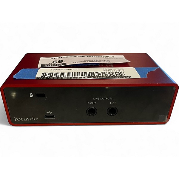 Used Focusrite Scarlett Solo Gen 3 Audio Interface