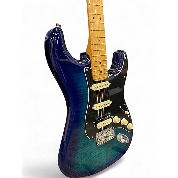 Used Fender Limited Edition Player II Stratocaster HSS Plus Top Blue Burst Solid Body Electric Guitar