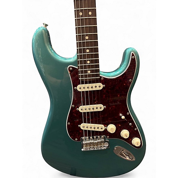 Used 2017 Fender American Elite Telecaster Ocean Turquoise Solid Body Electric Guitar