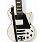 Used ESP LTD James Hetfield Signature Iron Cross WHITE Solid Body Electric Guitar