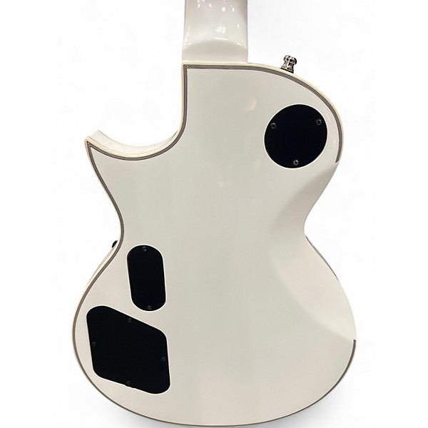 Used ESP LTD James Hetfield Signature Iron Cross WHITE Solid Body Electric Guitar
