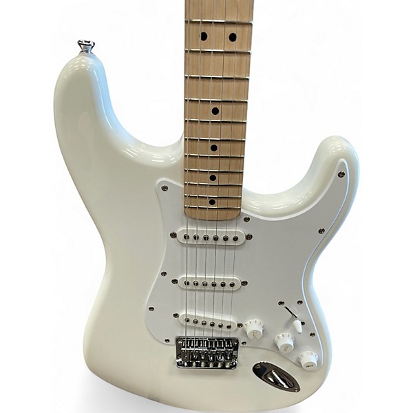 Used Squier Sonic Stratocaster White Solid Body Electric Guitar