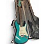 Used Fender American Standard Stratocaster Painted Headstock Metallic Sherwood Green Solid Body Electric Guitar thumbnail