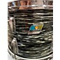 Vintage 1970s Ludwig 3 Piece SUPER BEAT BLACK OYSTER PEARL Drum Kit