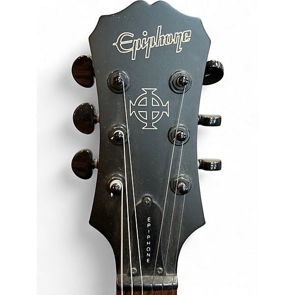 Used Epiphone Les Paul Gothic black Solid Body Electric Guitar