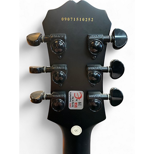 Used Epiphone Les Paul Gothic black Solid Body Electric Guitar
