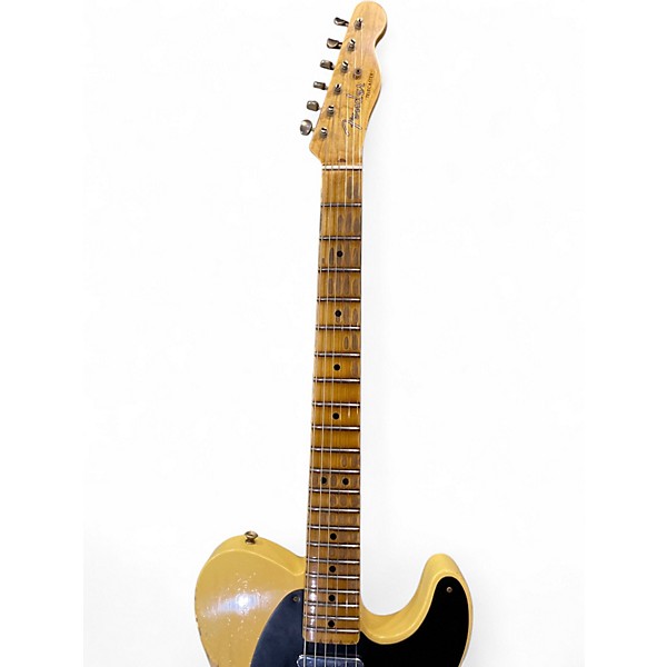 Used Fender GC 1952 Telecaster Heavy Relic Nocaster Blonde Solid Body Electric Guitar