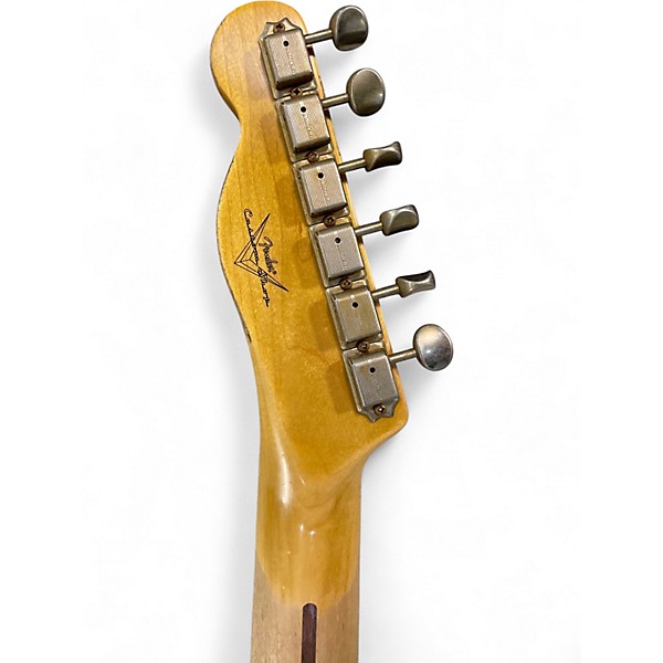 Used Fender GC 1952 Telecaster Heavy Relic Nocaster Blonde Solid Body Electric Guitar