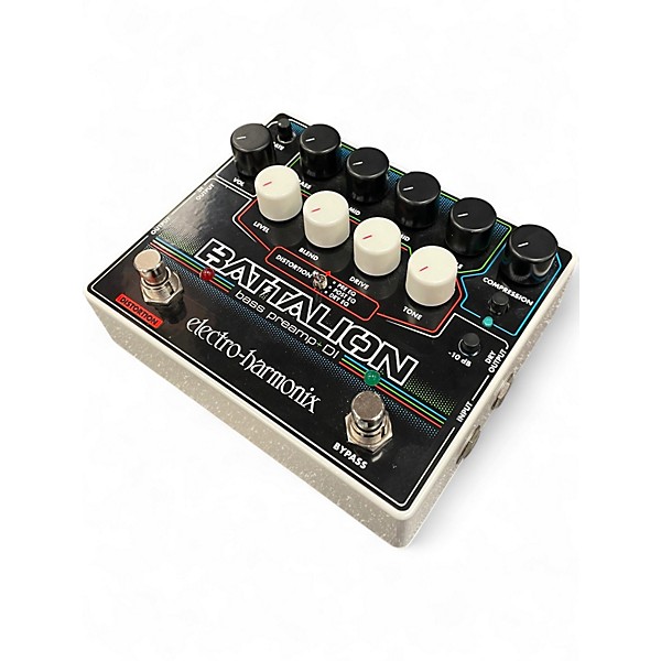 Used Electro-Harmonix BATTALION BASS PREAMP Bass Effect Pedal