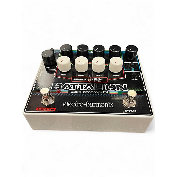 Used Electro-Harmonix BATTALION BASS PREAMP Bass Effect Pedal