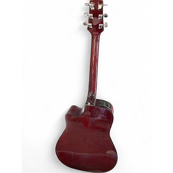 Used Takamine EG330C Wine Red Acoustic Electric Guitar