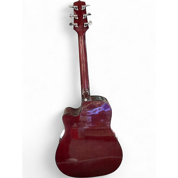 Used Takamine EG330C Wine Red Acoustic Electric Guitar