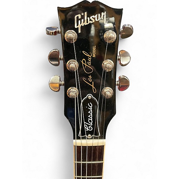 Used Gibson Les Paul Classic Trans Red Solid Body Electric Guitar