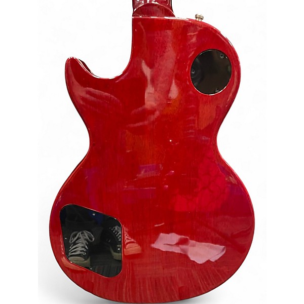 Used Gibson Les Paul Classic Trans Red Solid Body Electric Guitar