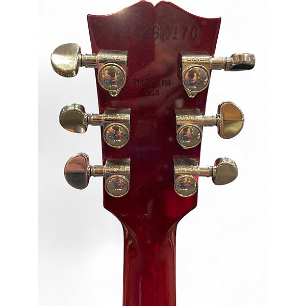 Used Gibson Les Paul Classic Trans Red Solid Body Electric Guitar