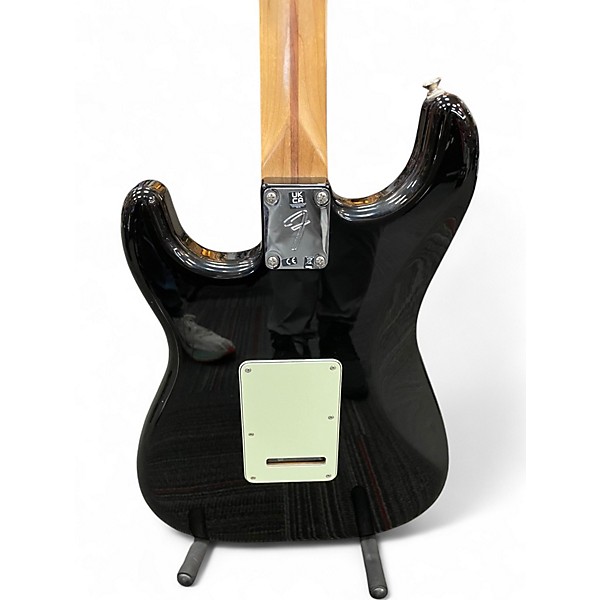 Used Fender DELUXE EDITION PLAYER STRATOCASTER ROASTED Black Solid Body Electric Guitar