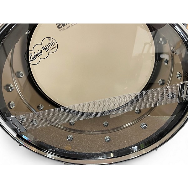 Used Ludwig 14in Black Beauty Snare BLACK NICKEL Drum