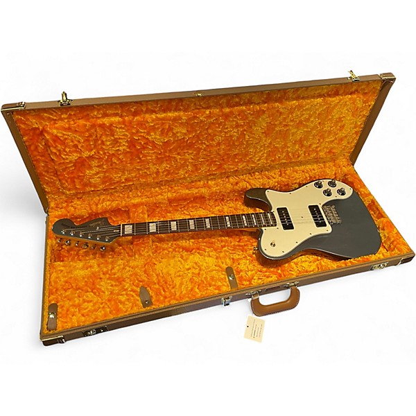 Used Fender Chris Shiflett Cleaver Telecaster Deluxe Frost Metallic Solid Body Electric Guitar