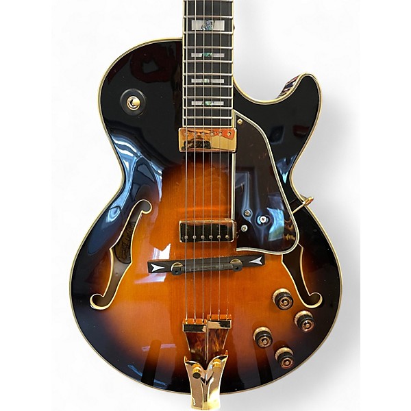 Used 2024 Ibanez GB10 George Benson Brown Sunburst Hollow Body Electric Guitar