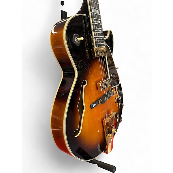 Used 2024 Ibanez GB10 George Benson Brown Sunburst Hollow Body Electric Guitar