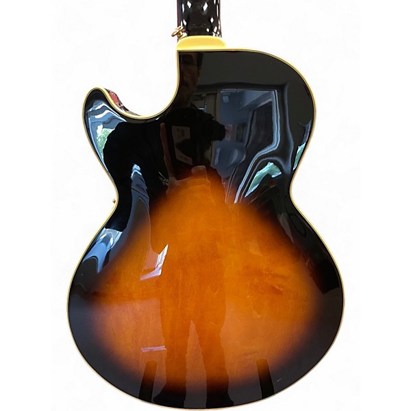 Used 2024 Ibanez GB10 George Benson Brown Sunburst Hollow Body Electric Guitar