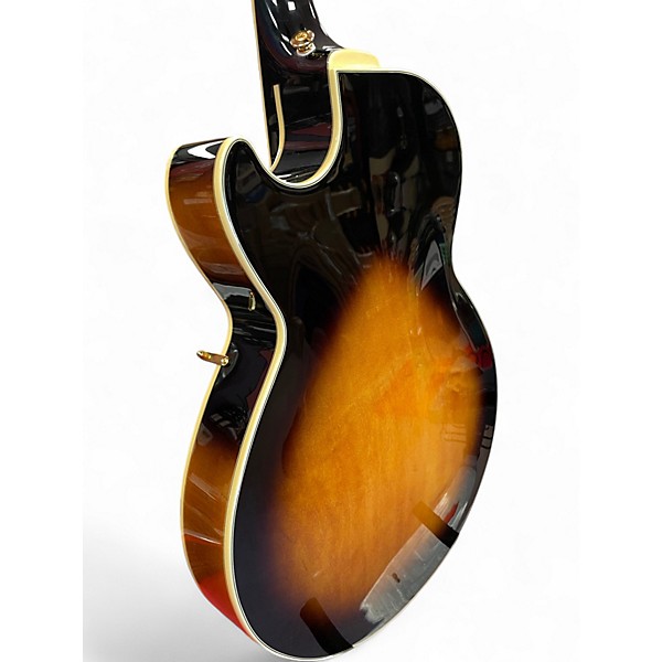 Used 2024 Ibanez GB10 George Benson Brown Sunburst Hollow Body Electric Guitar