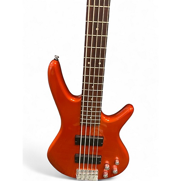 Used Ibanez Gio Soundgear Roadster Orange Electric Bass Guitar