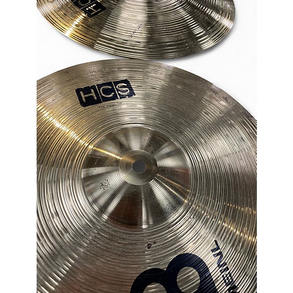 Used MEINL 14in HCS Hi Hat Pair Cymbal