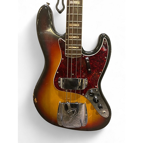 Vintage 1971 Fender jazz bass 3 Tone Sunburst Electric Bass Guitar