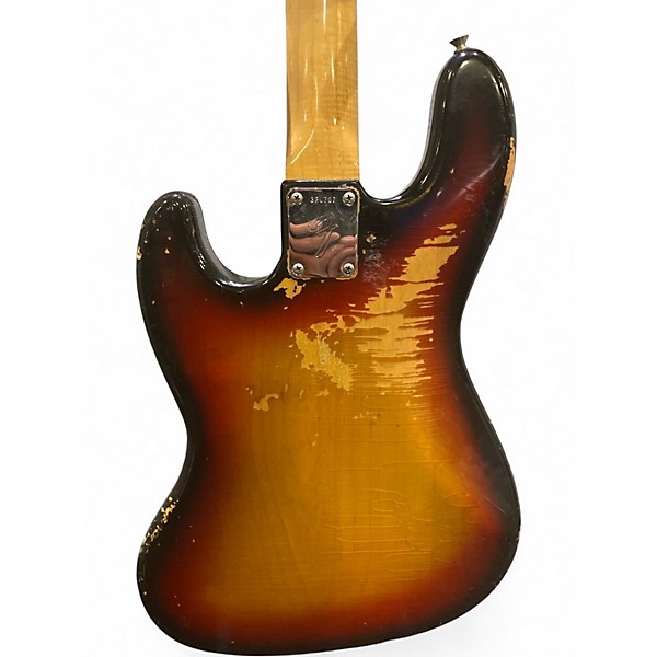 Vintage 1971 Fender jazz bass 3 Tone Sunburst Electric Bass Guitar