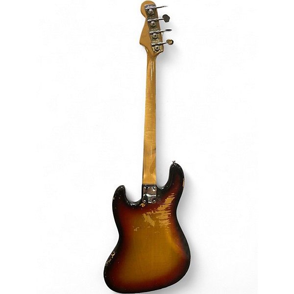 Vintage 1971 Fender jazz bass 3 Tone Sunburst Electric Bass Guitar