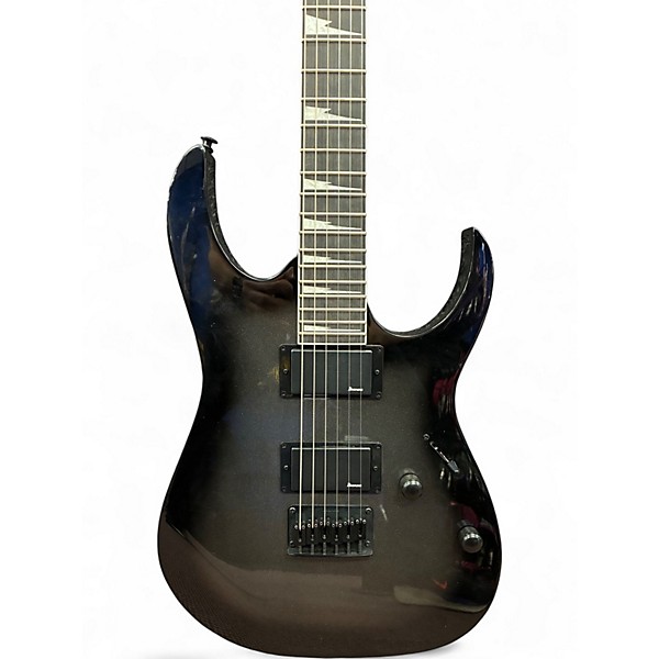 Used Ibanez GRG121DX Metallic Gray Solid Body Electric Guitar