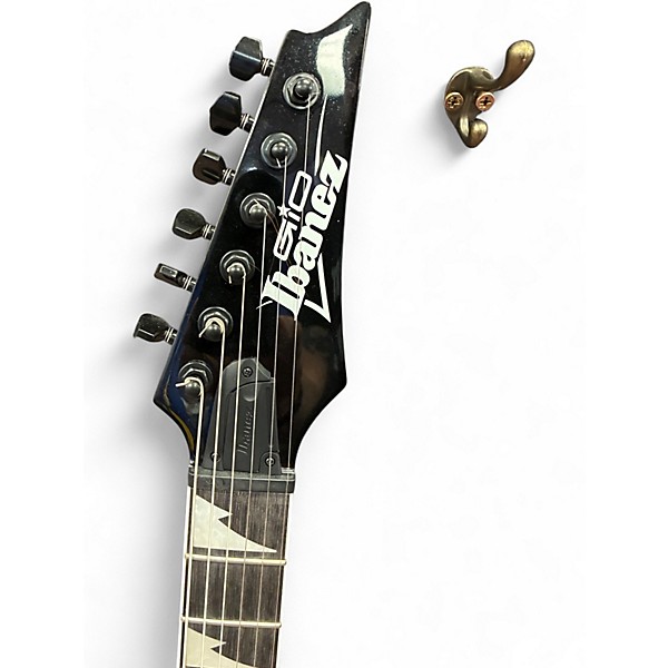 Used Ibanez GRG121DX Metallic Gray Solid Body Electric Guitar