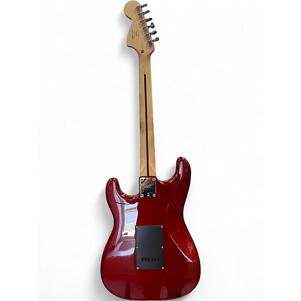 Used Squier Affinity Stratocaster Trans Red Solid Body Electric Guitar