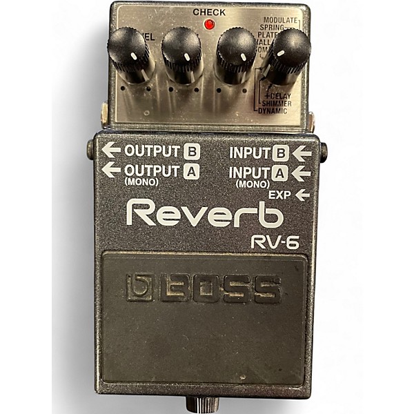 Used BOSS RV6 Digital Reverb Effect Pedal