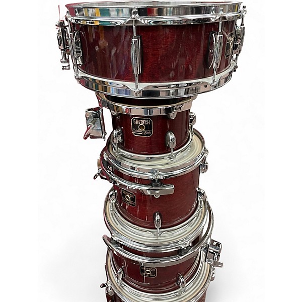 Used Gretsch Drums 6 Piece Catalina birch Burgundy Drum Kit