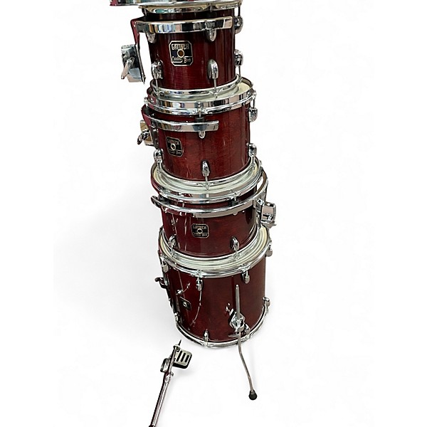Used Gretsch Drums 6 Piece Catalina birch Burgundy Drum Kit