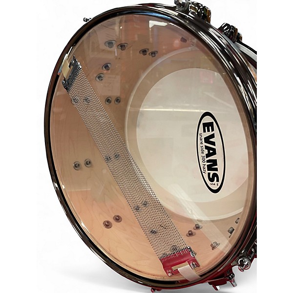 Used ddrum 13in dominion 13' snare Burgundy Drum