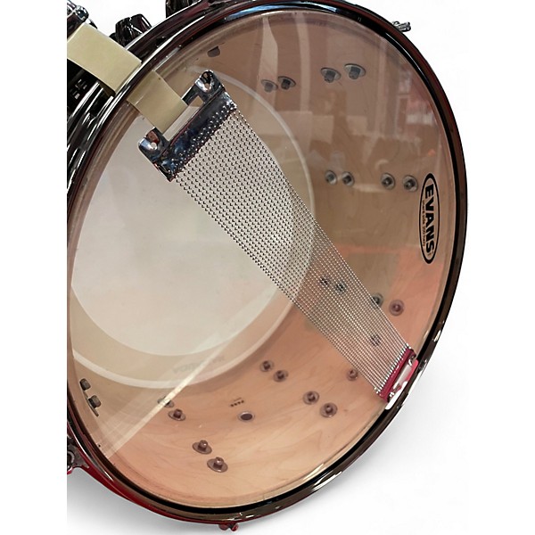 Used ddrum 13in dominion 13' snare Burgundy Drum