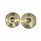 Used Zildjian 14in A Custom Hi Hat Pair Cymbal