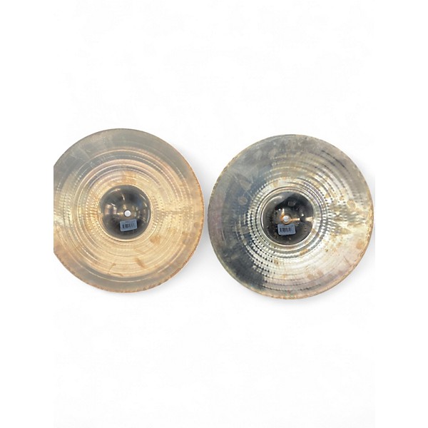 Used Zildjian 14in A Custom Hi Hat Pair Cymbal